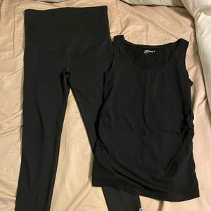 Gap Maternity Tank Top and Leggings Set